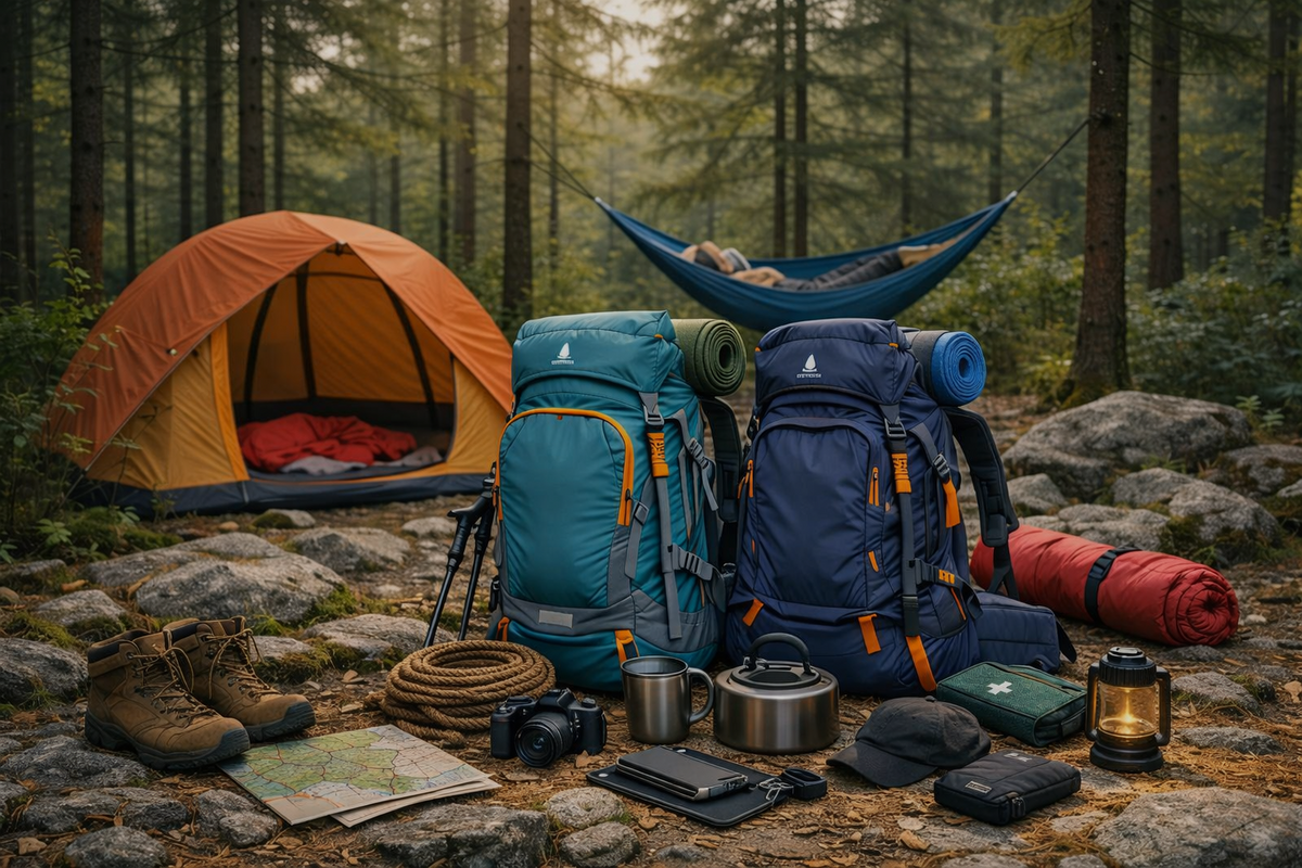 Camping Gear and Backpacks