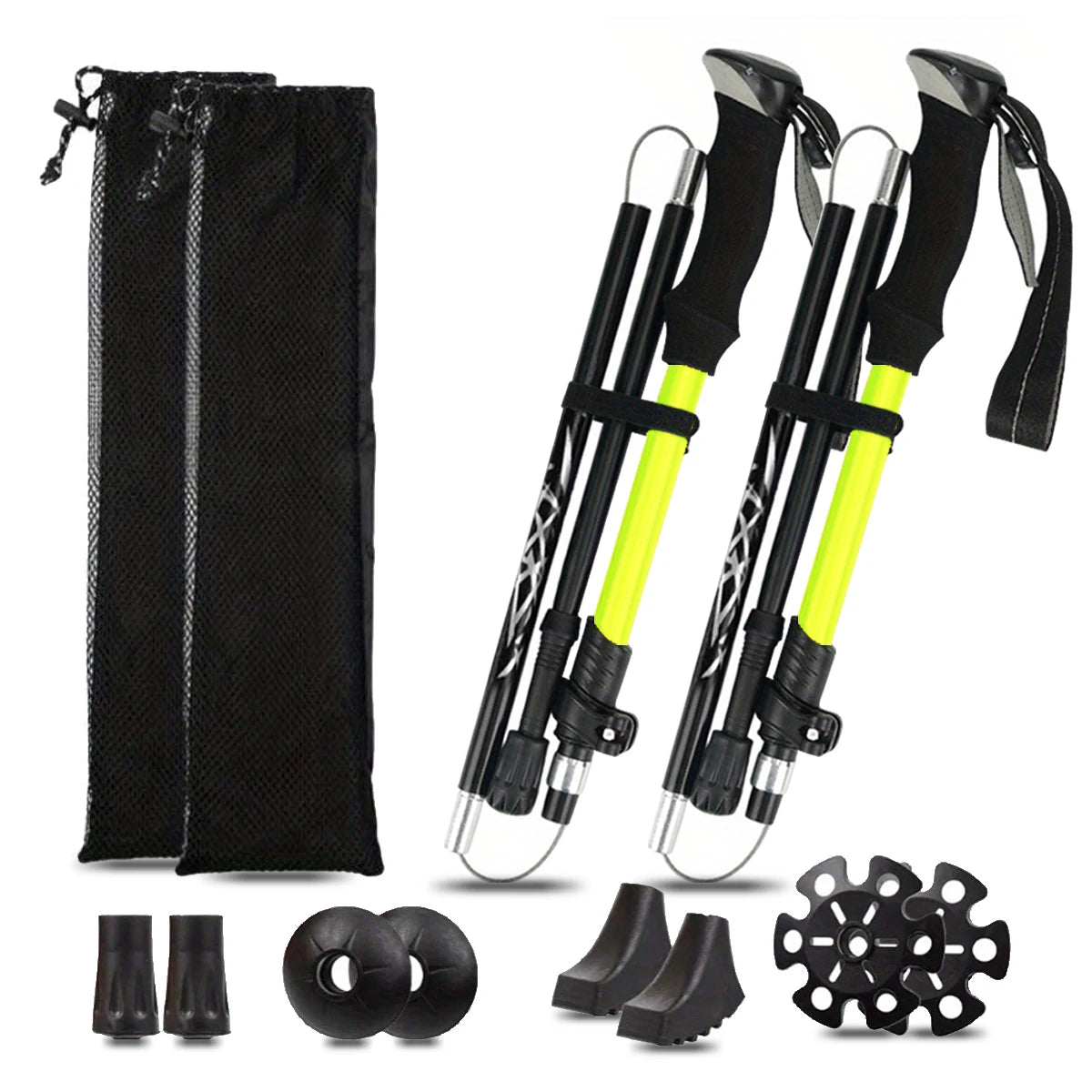 Hiking Trekking Poles – 5‑Joint Aluminum Shaft