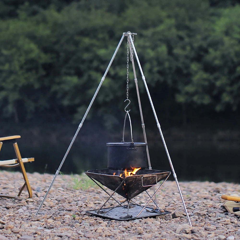 Camping Campfire Tripod