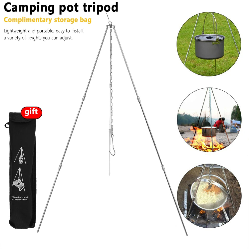 Camping Campfire Tripod