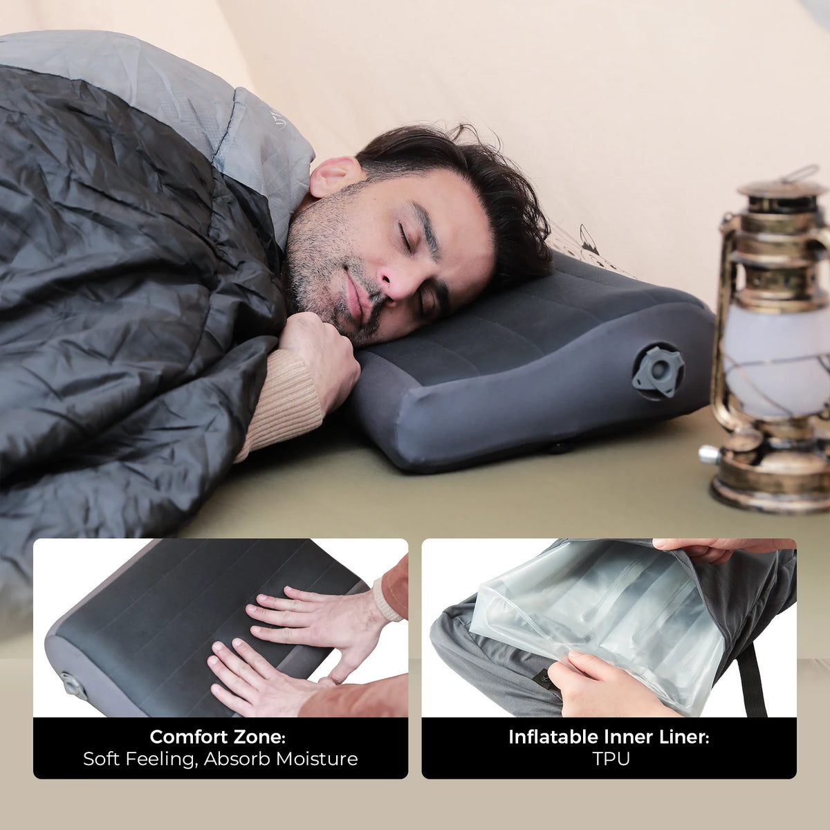 FLEXTAIL Inflatable Camping Pillow