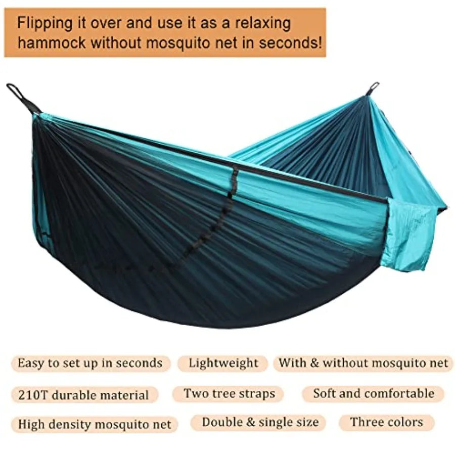 Camping Hammock with Mosquito Net