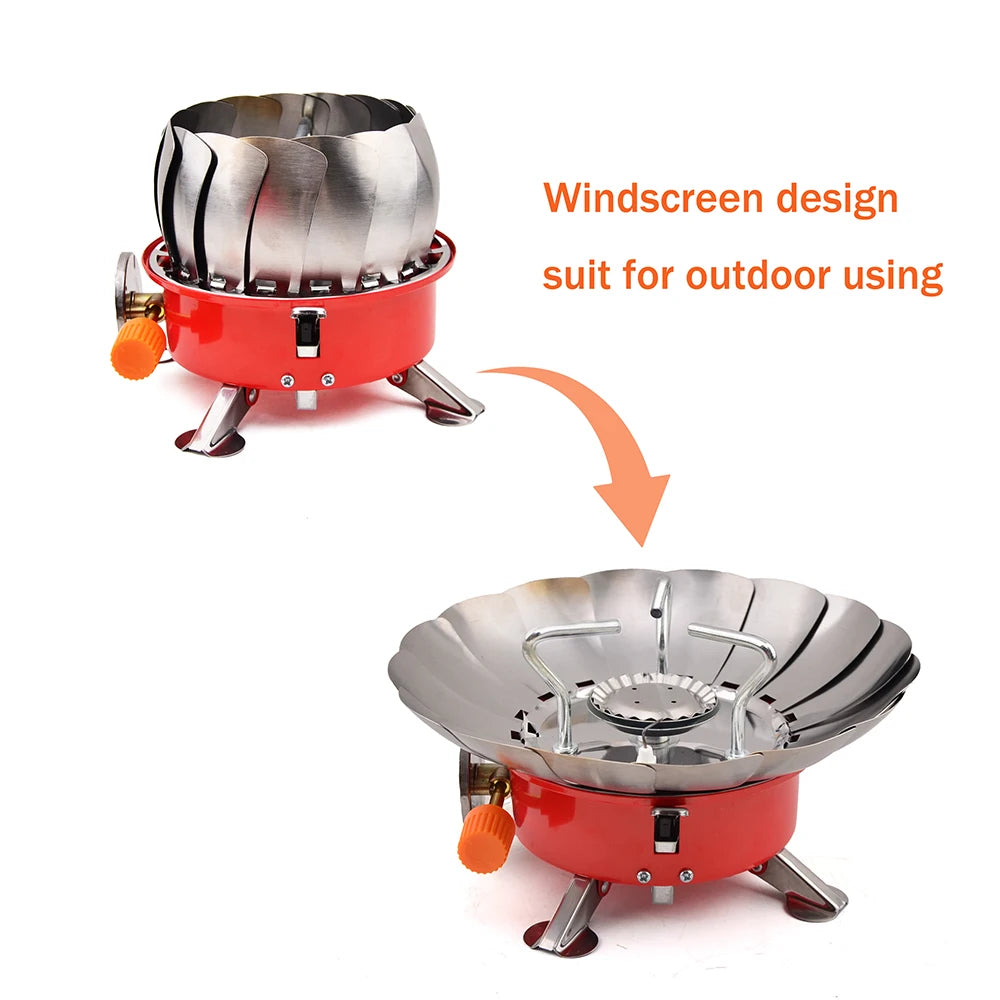 Resistland Portable Gas Stove – 2800W Stainless Steel Burner