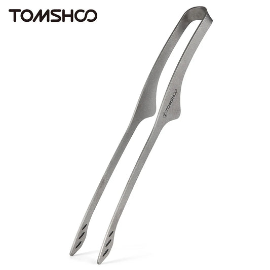 Tomshoo 9.2 Inch Titanium BBQ Tongs