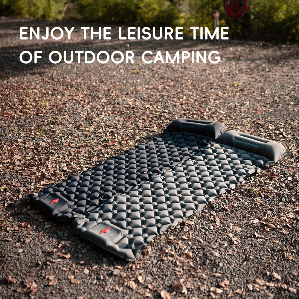 TARKA Inflatable Camping Mat with Pillow