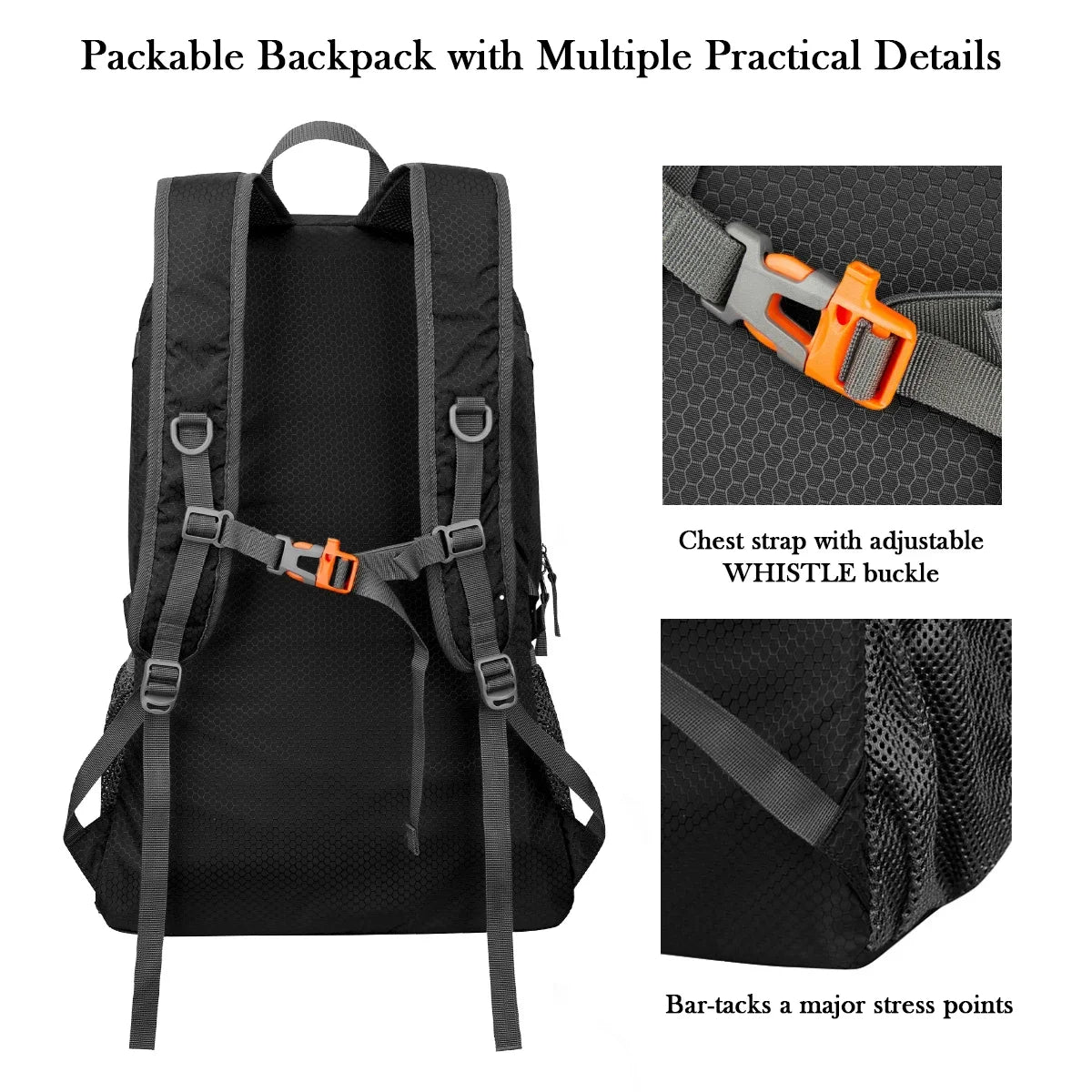 Pokarla 40L Waterproof Packable Hiking Backpack