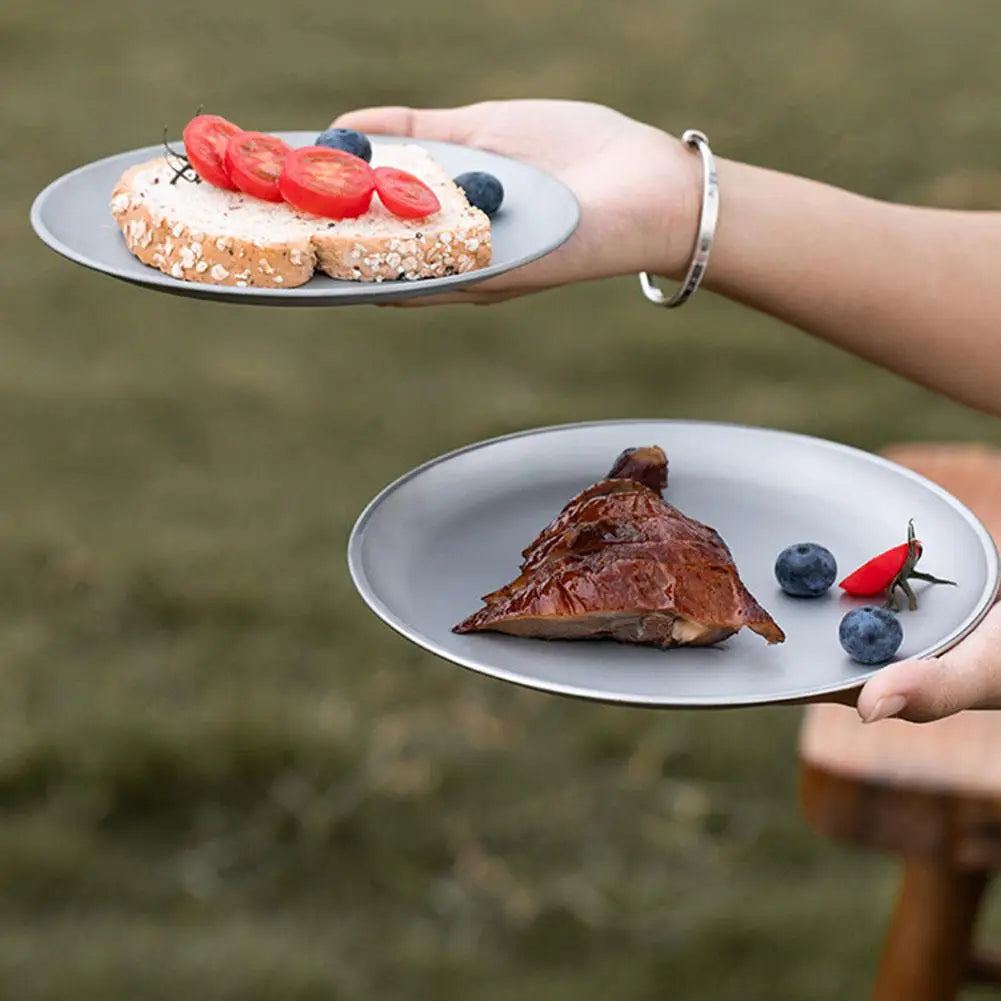 Titanium Camping Plates