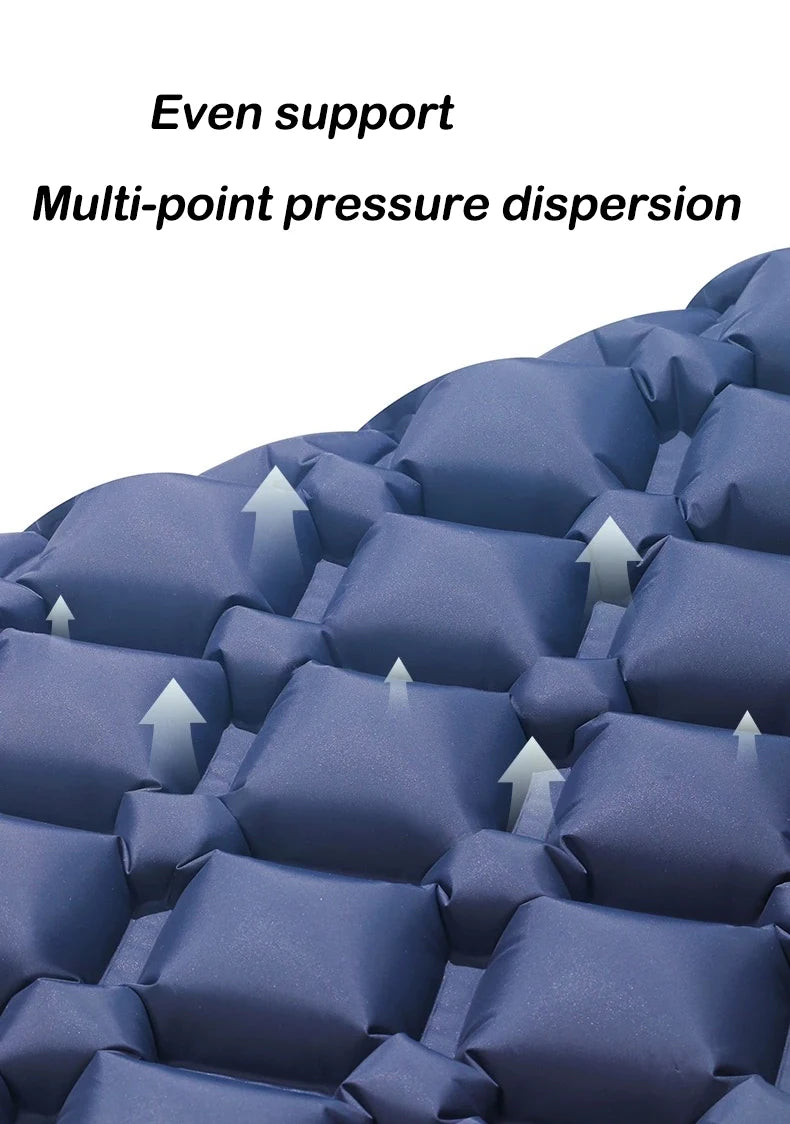 Compact Folding Bed – Double Inflatable Mattress