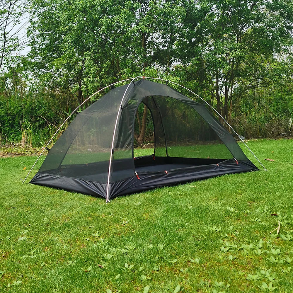 2-Person Camping Tent with Mosquito Net
