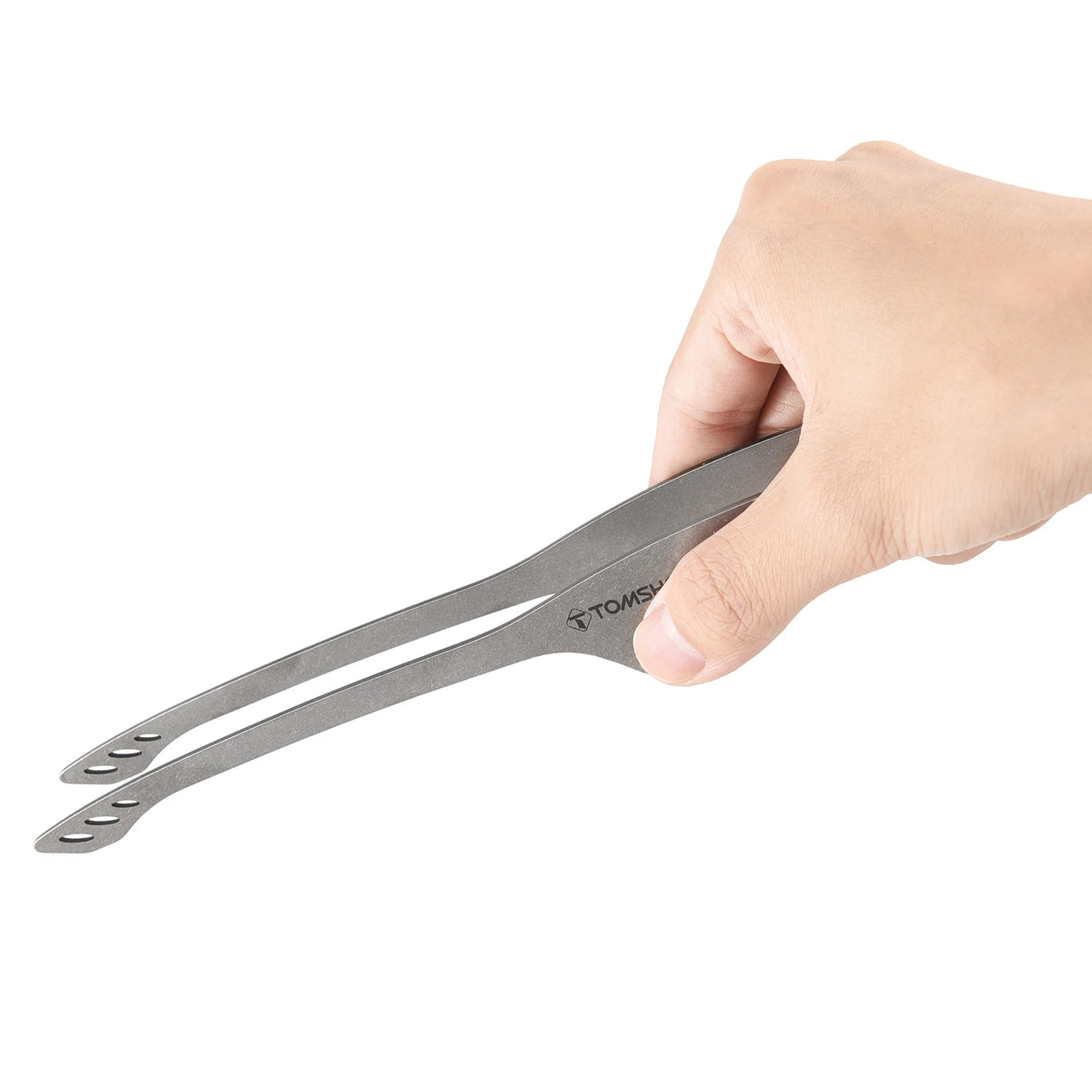 Tomshoo 9.2 Inch Titanium BBQ Tongs