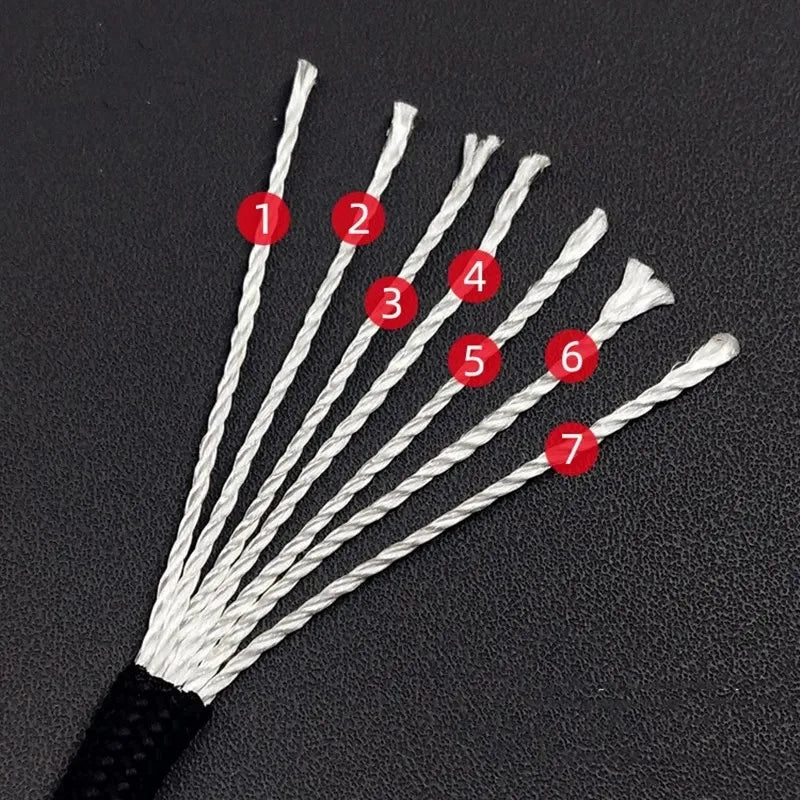 7-Core 550 Paracord Rope 4mm – 5/15/30m Outdoor Camping Survival Cord