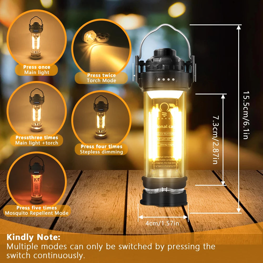 Dotwise 3000mAH Camping Portable Retro Lantern