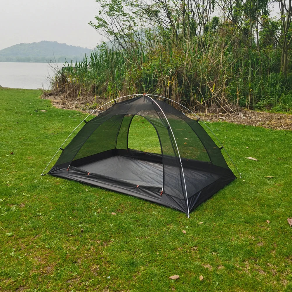2-Person Camping Tent with Mosquito Net