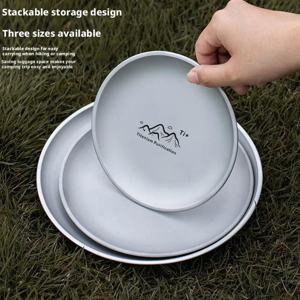 Titanium Camping Plates