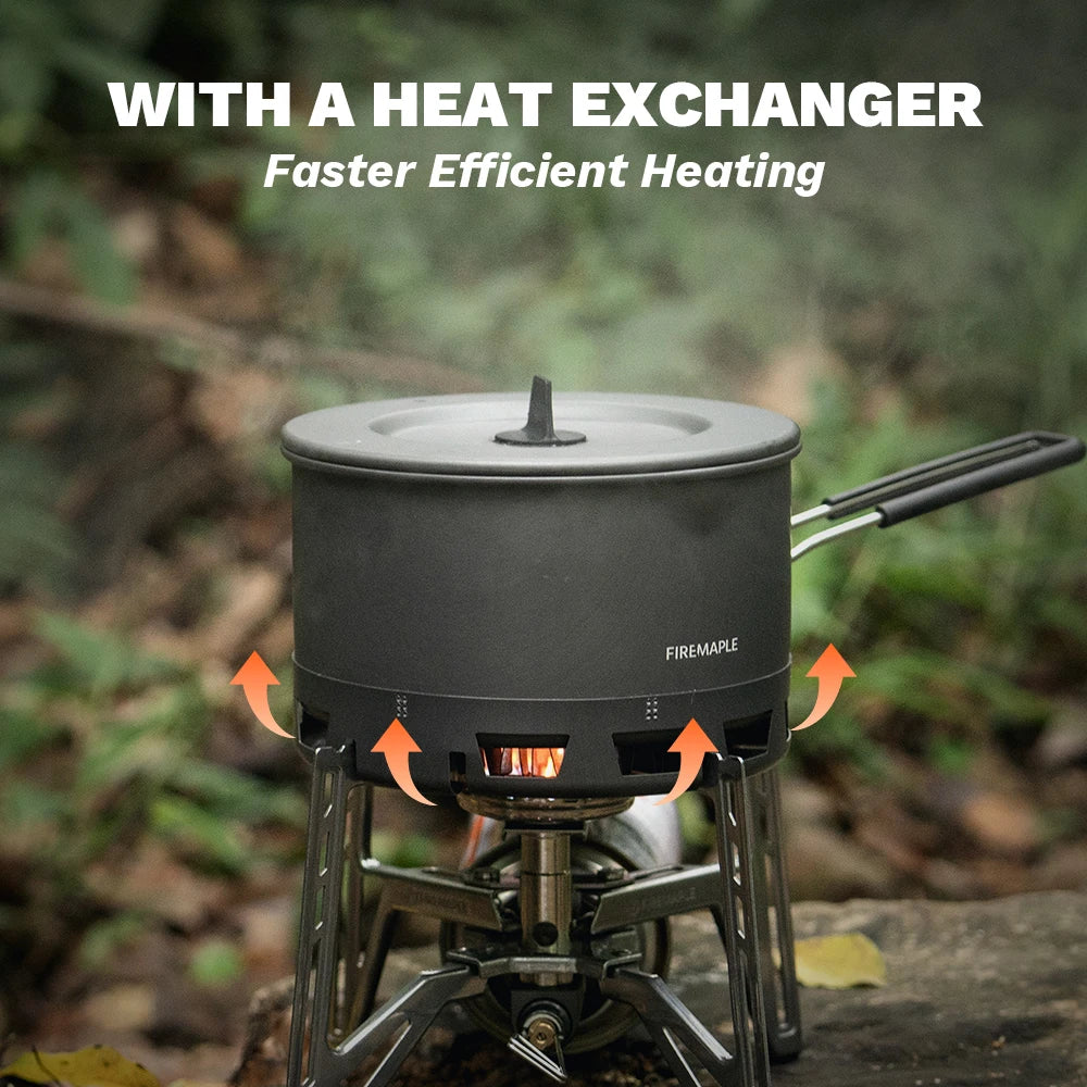 Fire-Maple 0.8L Petrel Heat Exchanger Pot