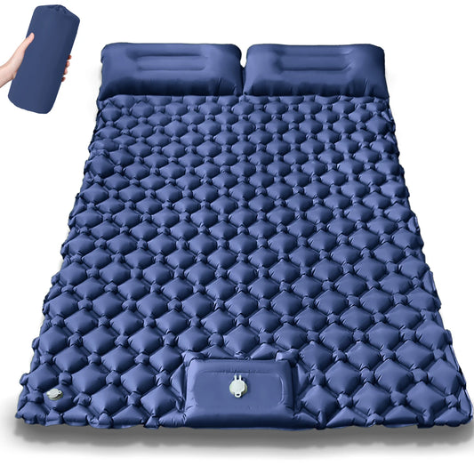 Compact Folding Bed – Double Inflatable Mattress