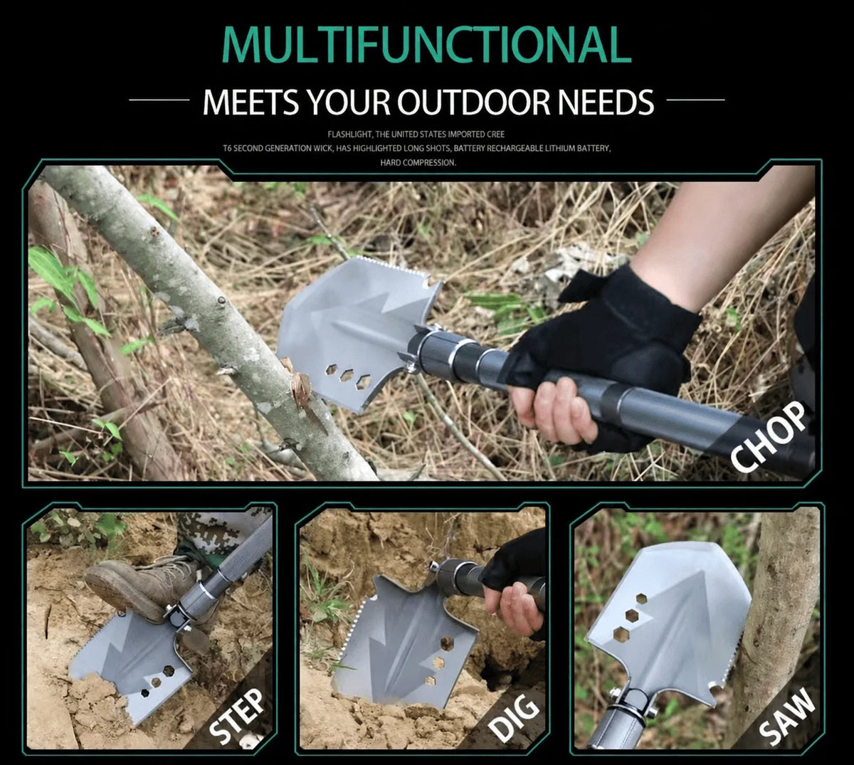 Outdoor Folding Shovel