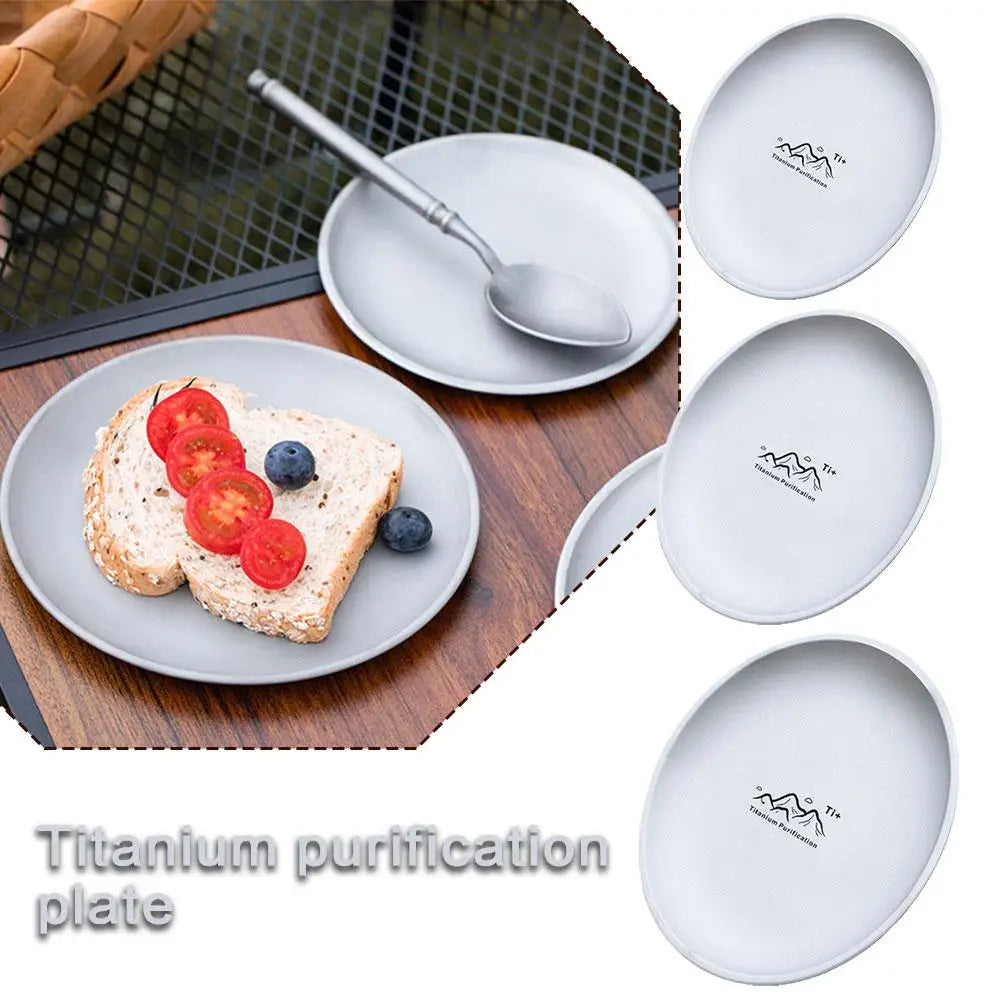 Titanium Camping Plates