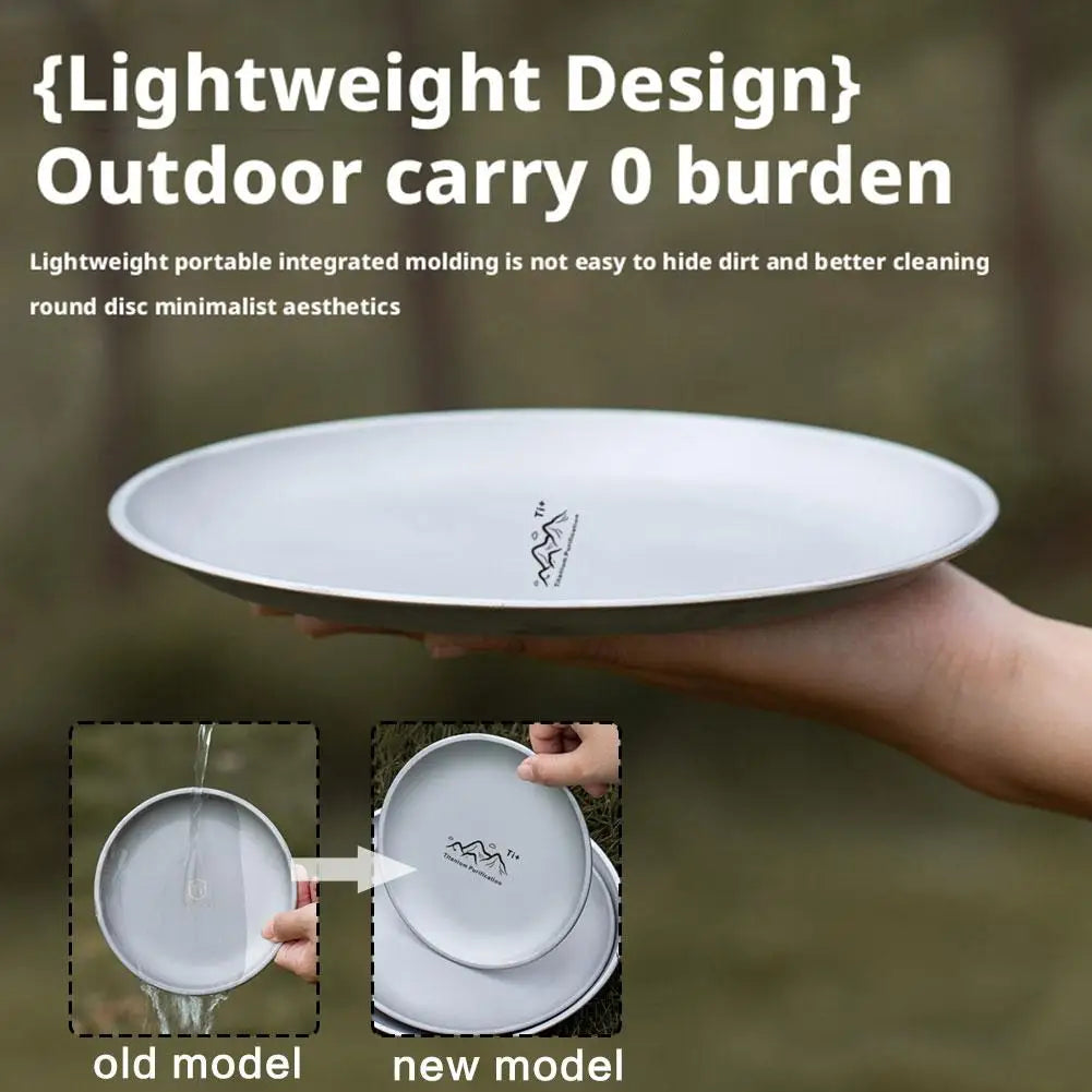 Titanium Camping Plates