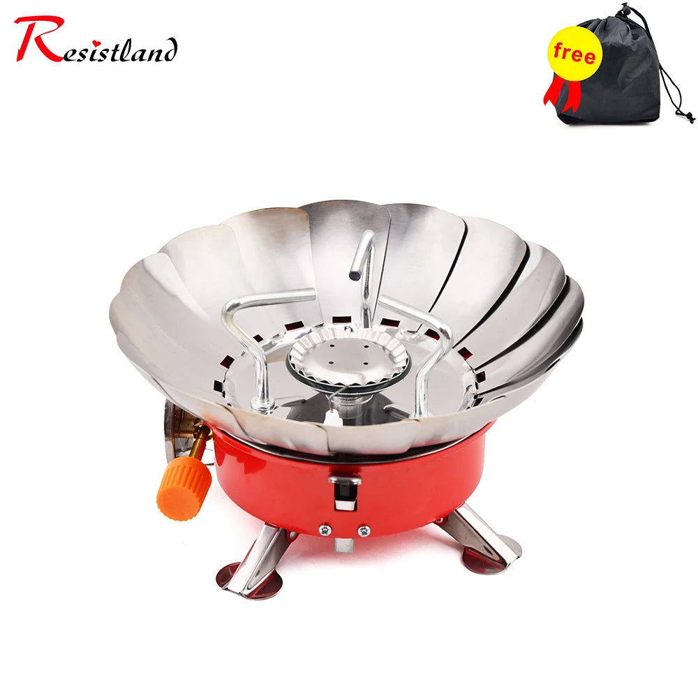 Resistland Portable Gas Stove – 2800W Stainless Steel Burner